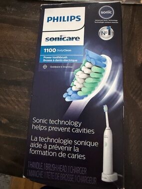 Philips Sonicare Electric Toothbrush with Blue & Green Brush Head